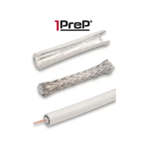 AMTs MOCSY®7 coaxial cable with 1PreP® rapid preparation technology bonds the cable jacket with the outer tape.